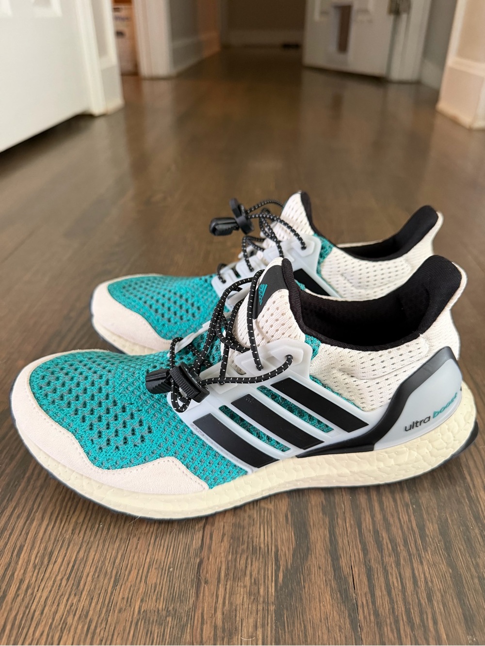 adidas Women's Teal White Black Running Shoes